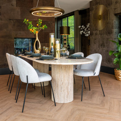 Stoel Alyssa cream fusion (set van 2) by Richmond Interiors