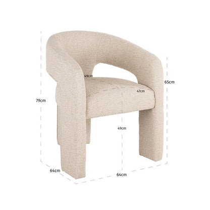 Stoel Belle biscotti brandvertragend (Biscotti) - depauwwonen