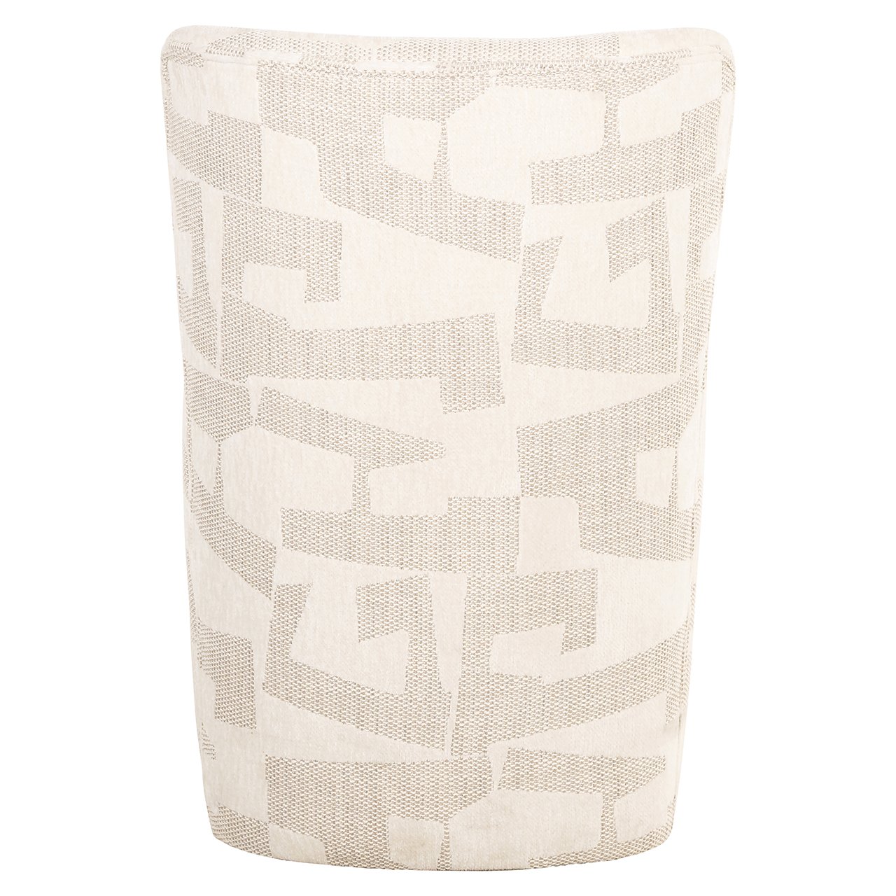 Stoel Lorain met wieltjes beige graffic - depauwwonen