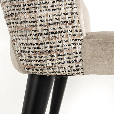 Eetkamerstoel Tabitha trendy nature / khaki (set van 2) by Richmond Interiors