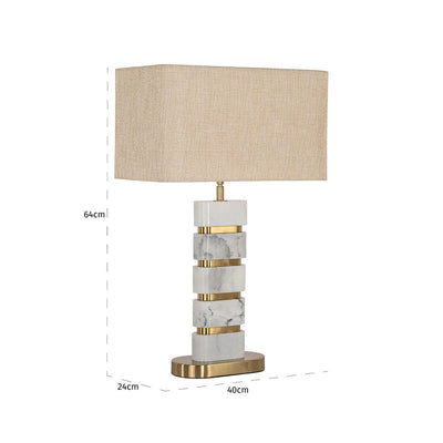 Tafellamp Lenore incl. lampenkap (Gold) by Richmond Interiors