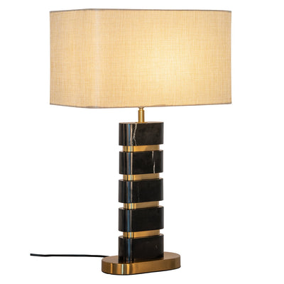 Tafellamp Levina incl. lampenkap (Black/gold) by Richmond Interiors