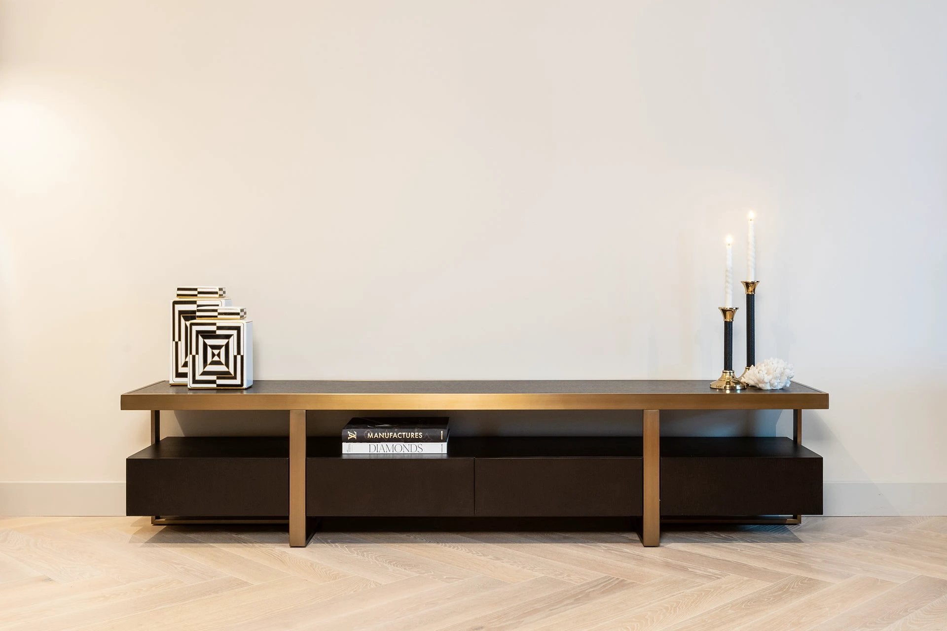 TV-dressoir Diddley (Houtskool) by Richmond Interiors