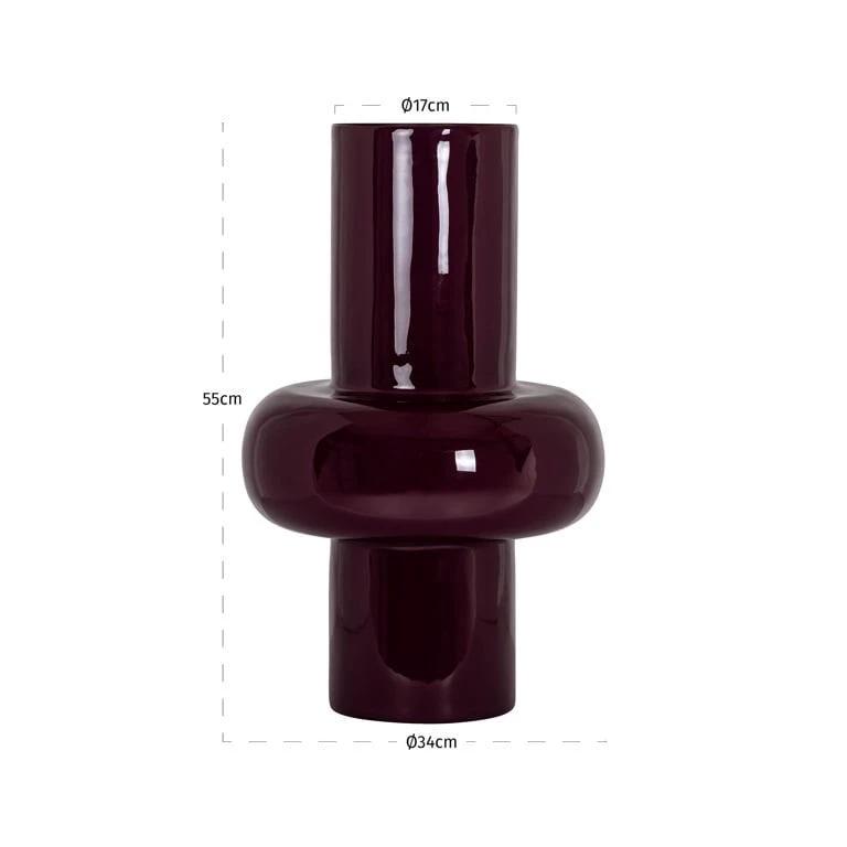 Vaas Ashlyn groot (Bordeauxrood) by Richmond Interiors