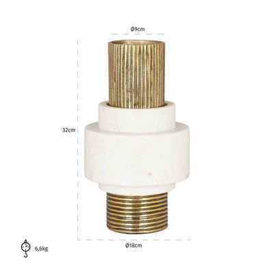 Vaas Kai glanzend messing (Goud) by Richmond Interiors