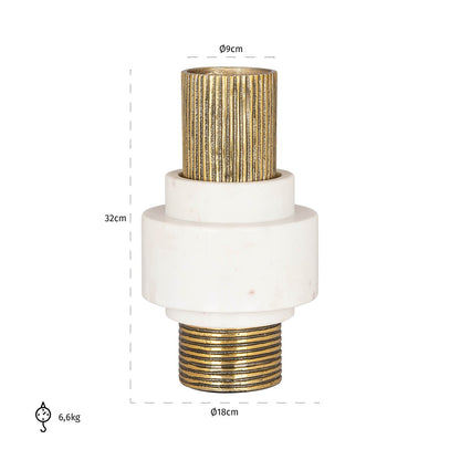 Vaas Kai glanzend messing (Goud) - depauwwonen