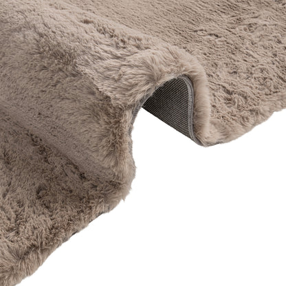 Vloerkleed Saifo furry 200x230 (Sand) - depauwwonen