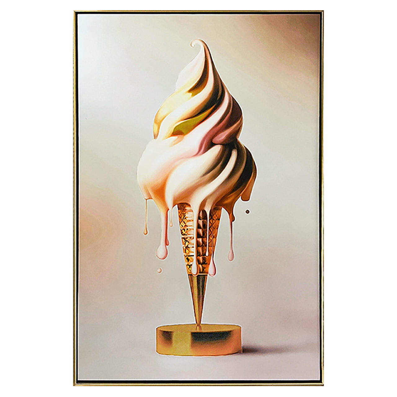 Wall art Icecream (Gold) - depauwwonen