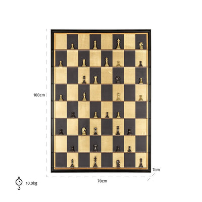 Wall art Nala (Black/gold) by Richmond Interiors