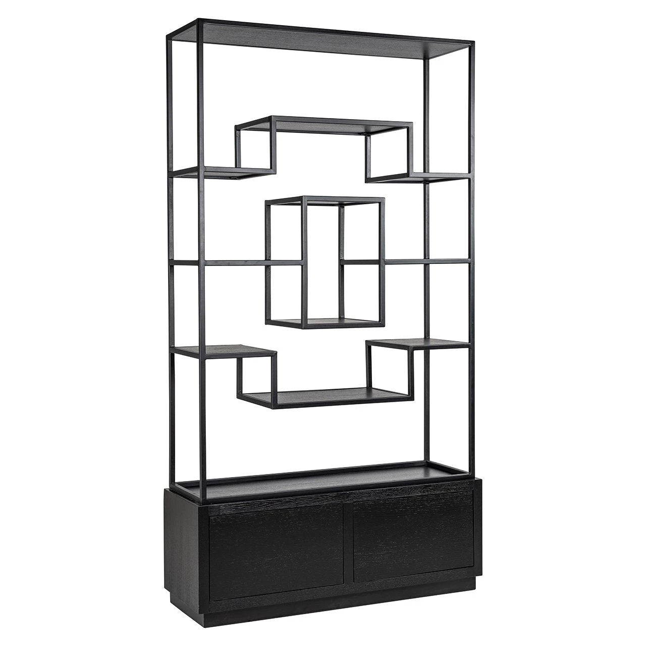 Wandkast Bonvoy black 2-laden (Black) by Richmond Interiors