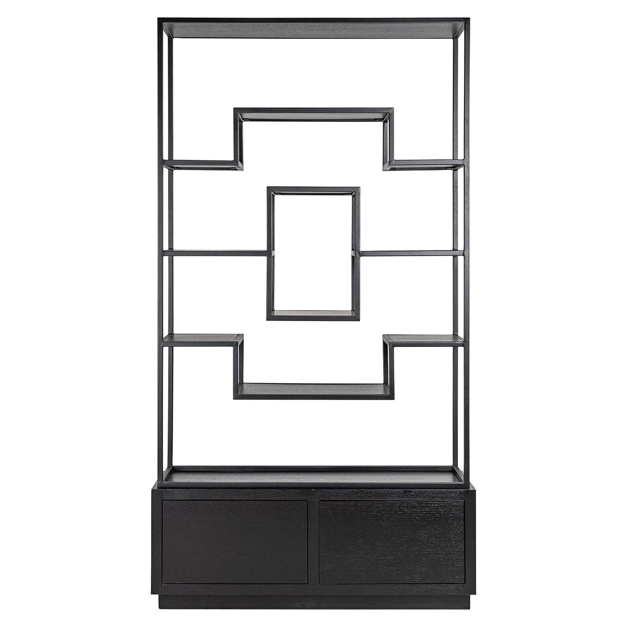 Wandkast Bonvoy black 2-laden (Black) by Richmond Interiors