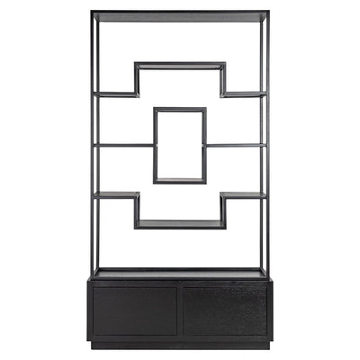 Wandkast Bonvoy black 2-laden (Black) by Richmond Interiors