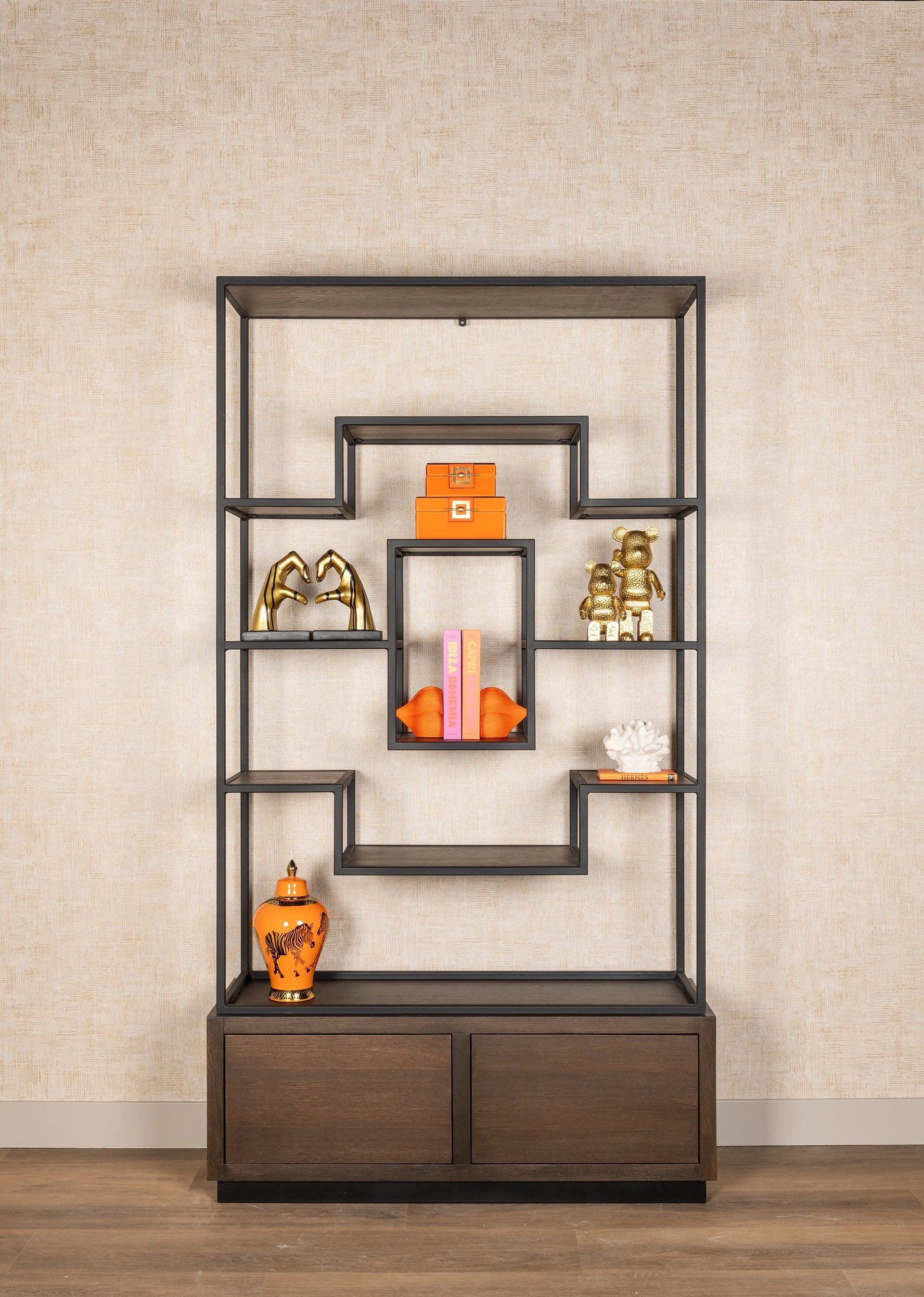 Wandkast Bonvoy brown 2-laden (Brown) by Richmond Interiors