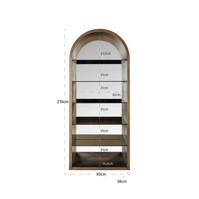 Wandkast Bowic (Brushed Gold) by Richmond Interiors