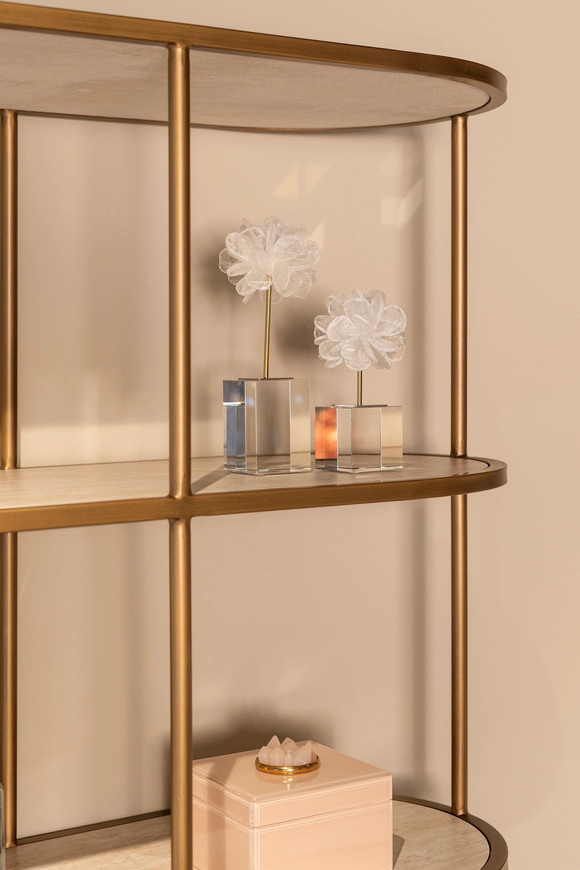 Wandkast Tivoli 2-deurs 3 open planken (Wit) by Richmond Interiors