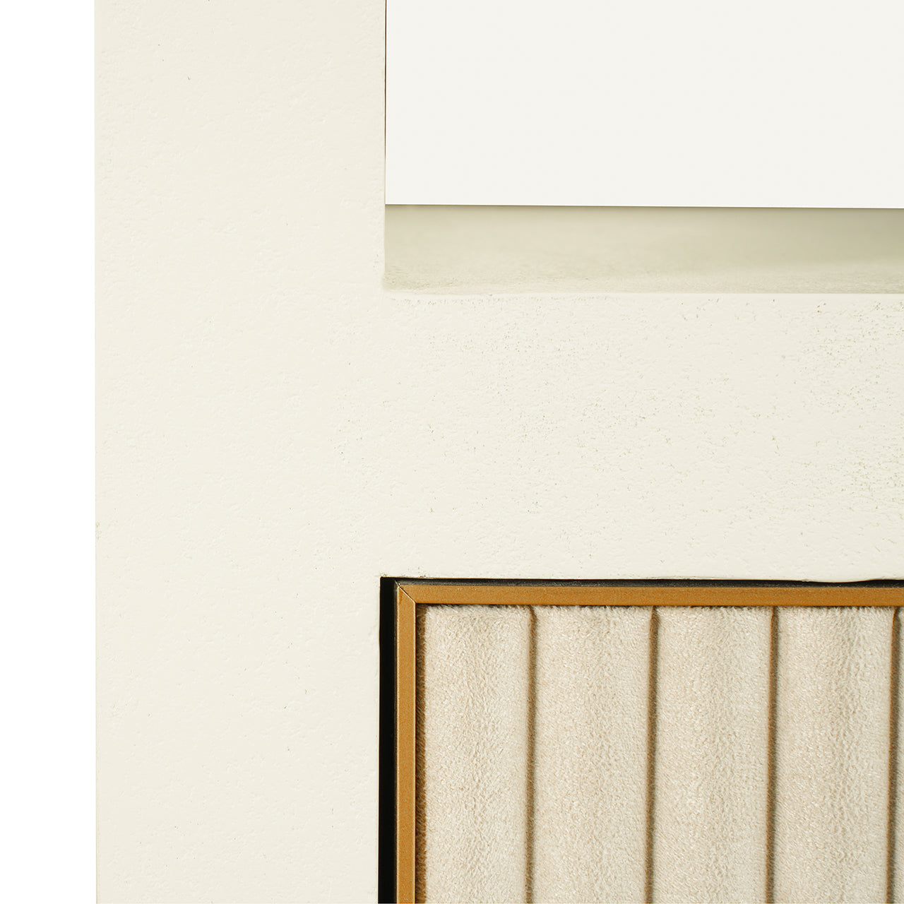 Wandkast Tivoli met gebogen bovenkant 2-deurs 3-planken - depauwwonen