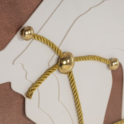 Wandkunst Blazer (Bruin) - depauwwonen