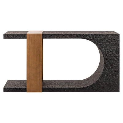 Wandtafel Bazel (Zwart/goud) by Richmond Interiors