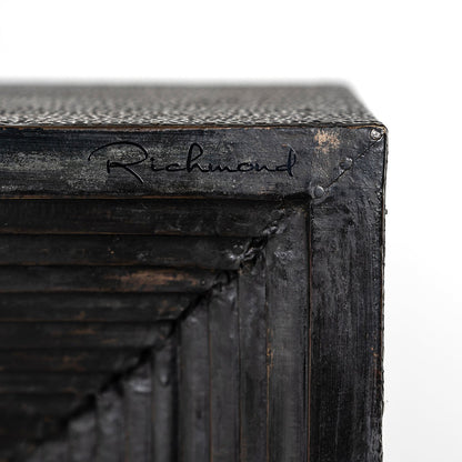 Wandtafel Gizen (Zwart/goud) - depauwwonen