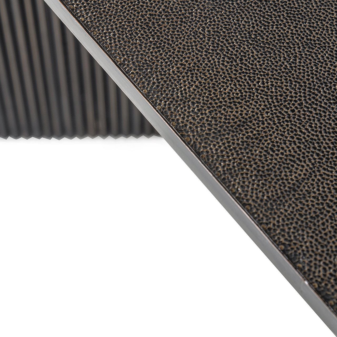 Wandtafel Gizen (Zwart/goud) - depauwwonen