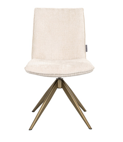 Draai Eetkamerstoel Dakota Beige - depauwwonen