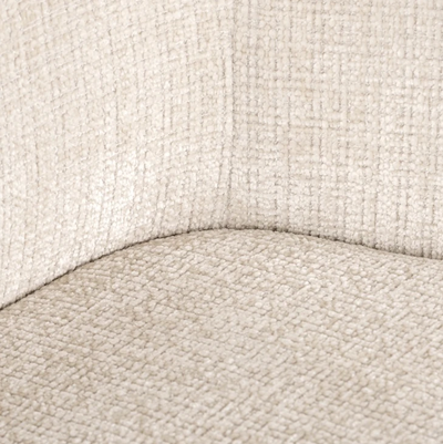 Draai Eetkamerstoel Dakota Beige - leuning by Richmond Interiors