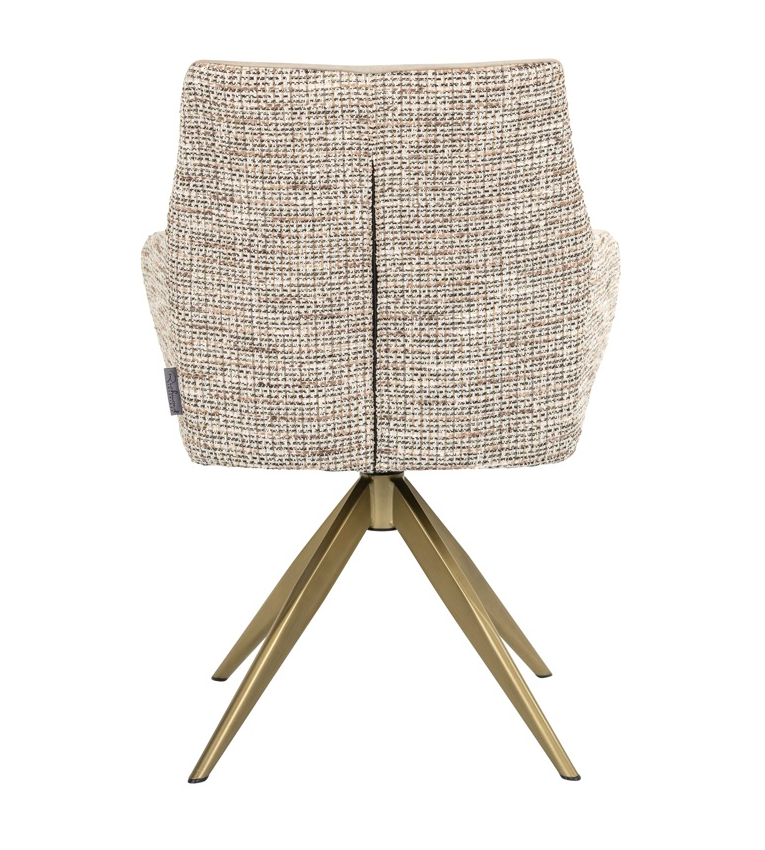 Draai Eetkamerstoel Lisonne Be Trendy Nature / Khaki - depauwwonen