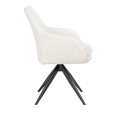 Draai Eetkamerstoel Lisonne Cream Fusion by Richmond Interiors
