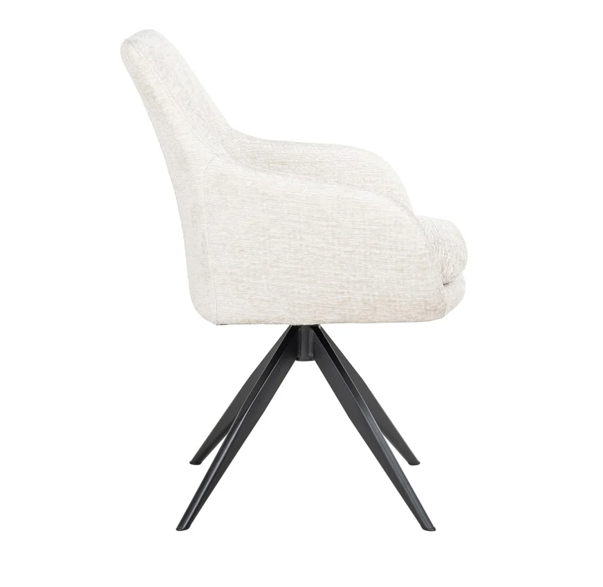 Draai Eetkamerstoel Lisonne Cream Fusion - depauwwonen