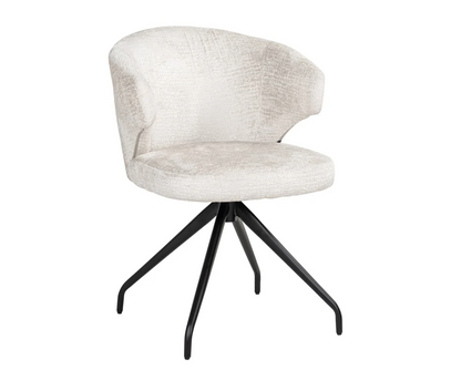 Draaibare Eetkamerstoel Milly Cream Fusion - depauwwonen