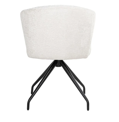 Draaibare Eetkamerstoel Milly Cream Fusion by Richmond Interiors