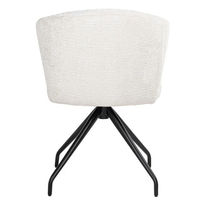 Draaibare Eetkamerstoel Milly Cream Fusion - depauwwonen