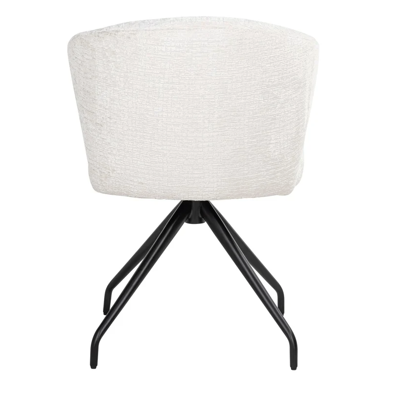 Draaibare Eetkamerstoel Milly Cream Fusion - depauwwonen
