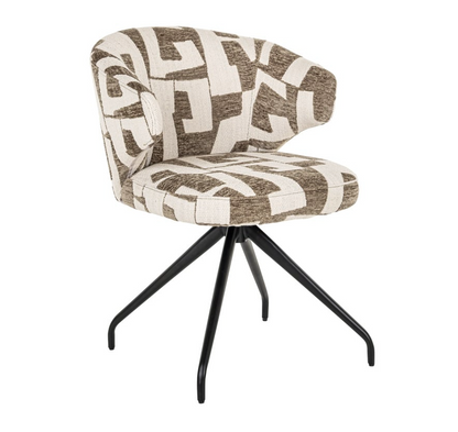 Draaibare Eetkamerstoel Milly Moss Graphic - depauwwonen