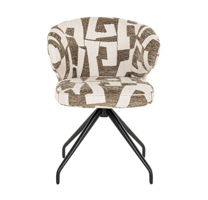 Draaibare Eetkamerstoel Milly Moss Graphic - depauwwonen