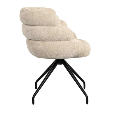 Draaistoel Kayla Cream by Richmond Interiors