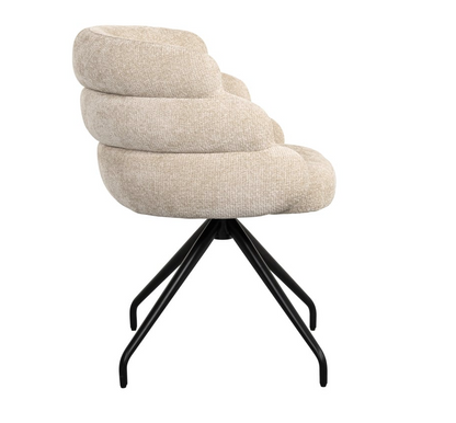 Draaistoel Kayla Cream - depauwwonen