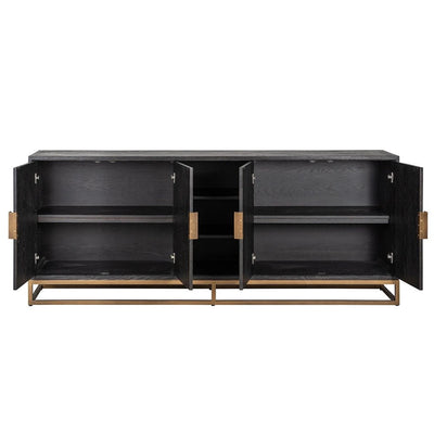 Dressoir Blackbone Brass 4 deuren by Richmond Interiors
