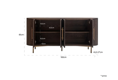 Dressoir Luxor - 4 deuren by Richmond Interiors