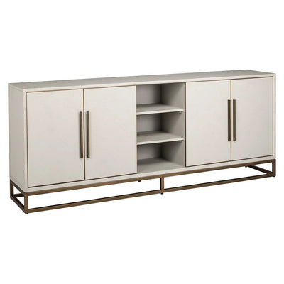 Dressoir Whitebone Messing 4-deuren by Richmond Interiors