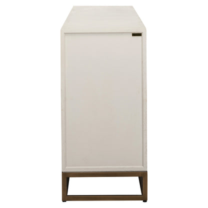 Dressoir Whitebone Messing 4-deuren - depauwwonen