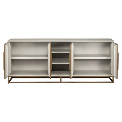 Dressoir Whitebone Messing 4-deuren by Richmond Interiors