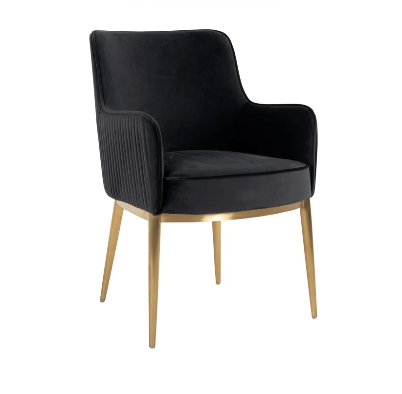 Eetkamerstoel Breeze Antracite Velvet - depauwwonen