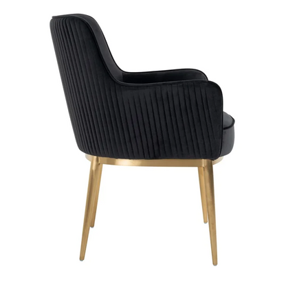 Eetkamerstoel Breeze Antracite Velvet - depauwwonen