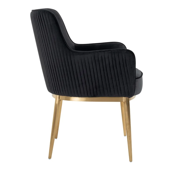 Eetkamerstoel Breeze Antracite Velvet - depauwwonen