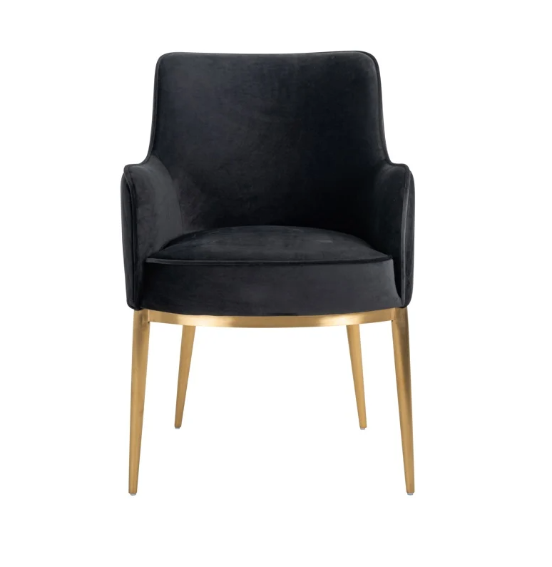 Eetkamerstoel Breeze Antracite Velvet - depauwwonen