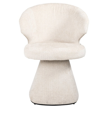 Eetkamerstoel Gatsbi Beige Chenille brandvertragend - depauwwonen