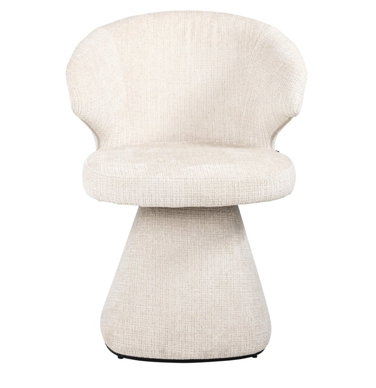 Eetkamerstoel Gatsbi Beige Chenille brandvertragend - depauwwonen