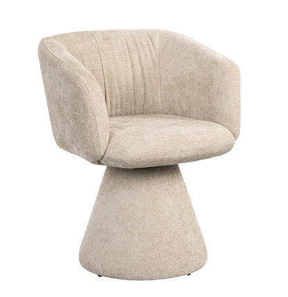 Draai Eetkamerstoel Madeline Cream Unicorn - depauwwonen