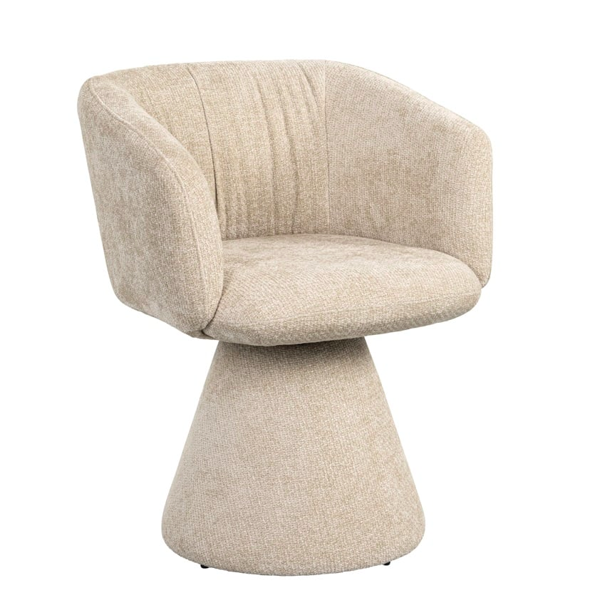 Draai Eetkamerstoel Madeline Cream Unicorn - depauwwonen